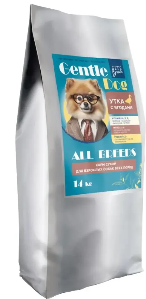Pet's Brunch Gentle Dog Adult All Breeds (Утка и ягоды)