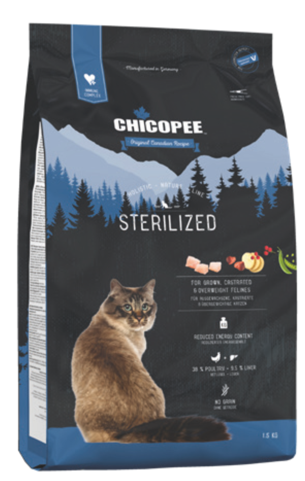 Корм Chicopee HNL Sterilized для кошек
