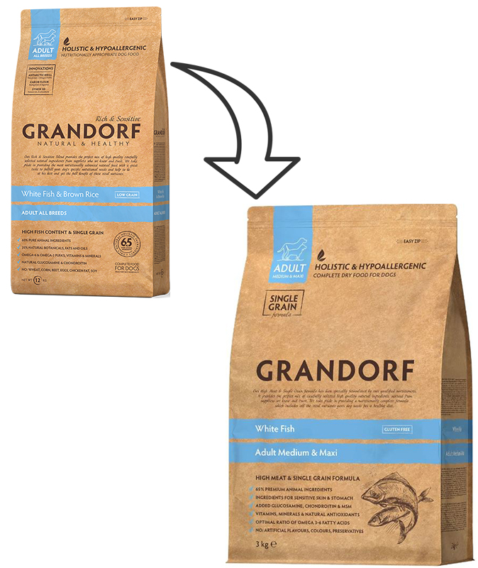 Grandorf Adult Medium & Maxi (Белая рыба)