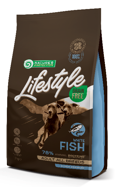 Nature's Protection Lifestyle Adult Dog (Белая рыба)