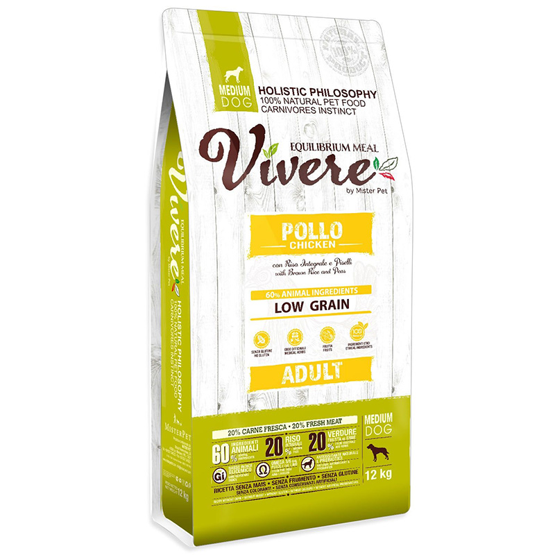 Vivere Dog Adult Medium (Курица)