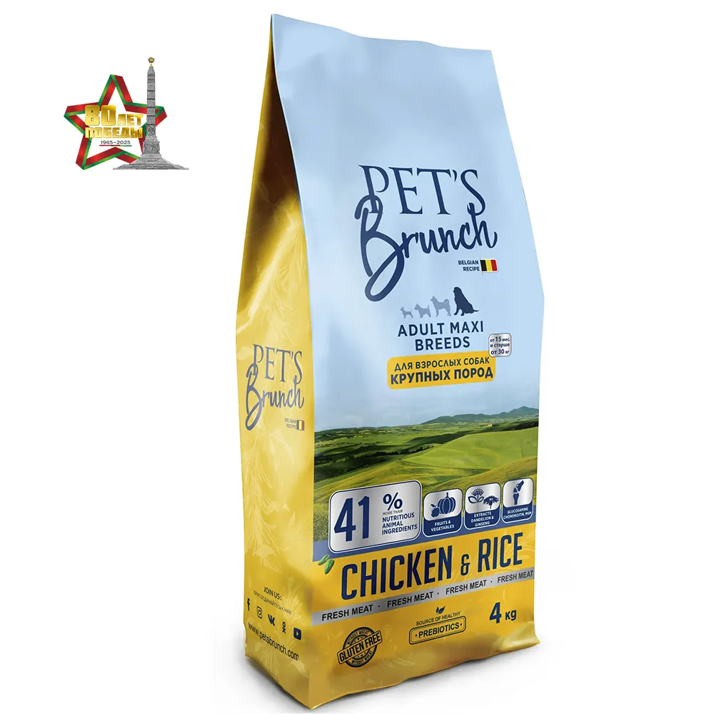 Pet's Brunch Adult Maxi Breeds (Курица и рис)