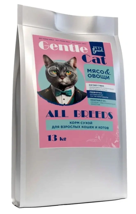 Pet's Brunch Gentle Cat (Мясо и овощи), 350 г