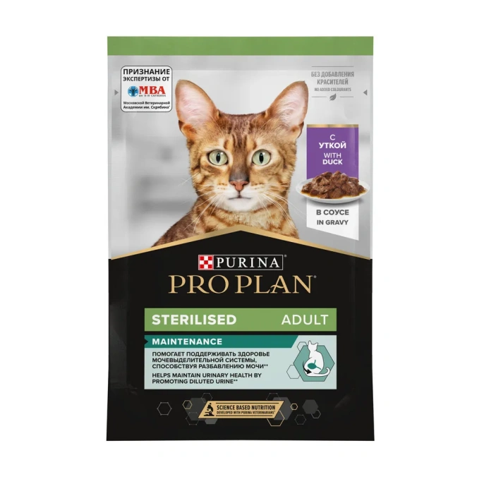 Pro Plan Sterilised Maintenance (Утка в соусе) для кошек