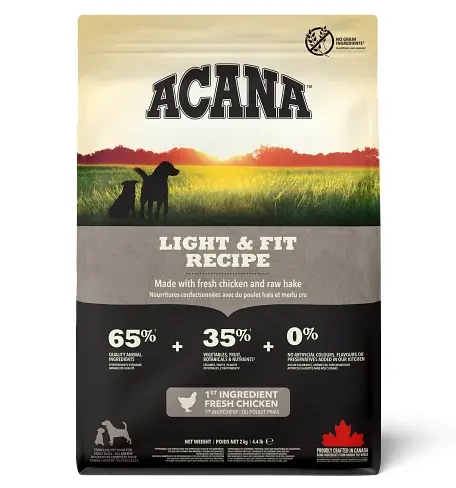 Корм ACANA Light & Fit Recipe, 2 кг