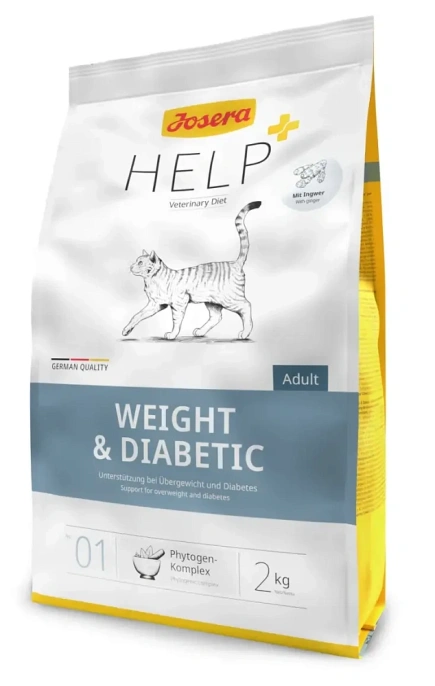 Корм Josera Нelp Weight&Diabetic Cat для кошек, 2 кг