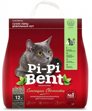 Наполнитель Pi-Pi-Bent Сенсация свежести для кошек