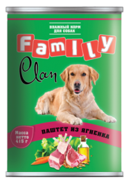 Clan Family Паштет из ягненка для собак