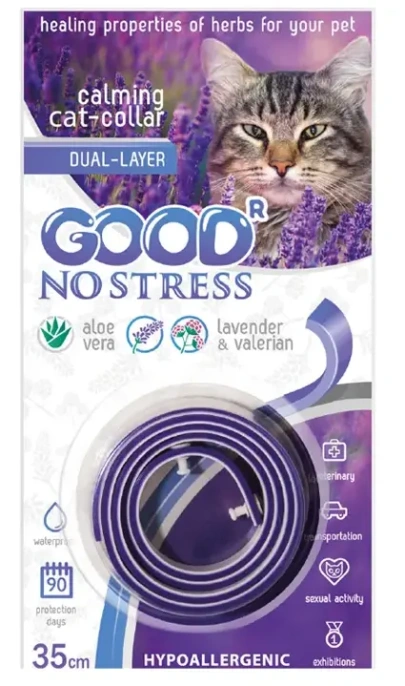 Good No Stress Успокаивающий ошейник для кошек препараты для питомцев