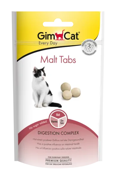 Gimcat Витаминное лакомство для кошек Malt tabs