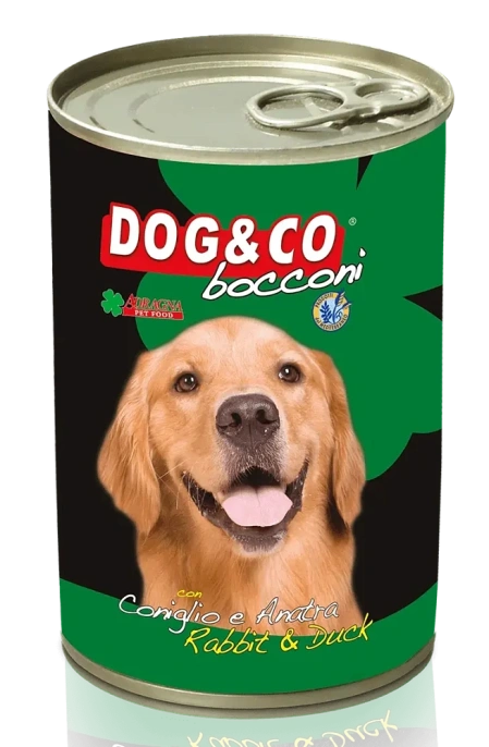 Adragna Dog&Co Кусочки кролика и утки в соусе для собак