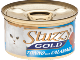 Stuzzy Gold Консервы в собств.соку (тунец/кальмары) для кошек