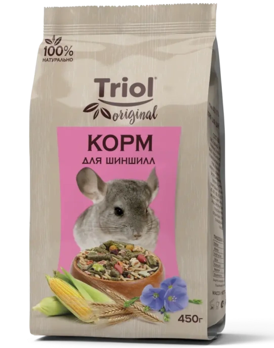 Triol Original Корм для шиншилл, 450 г