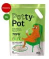 Potty-Pot Наполнитель ТОФУ Натуральный без запаха, 2,5 кг