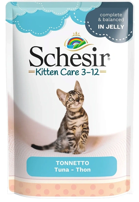 Schesir Kitten Care Tuna (Тунец в желе) для кошек