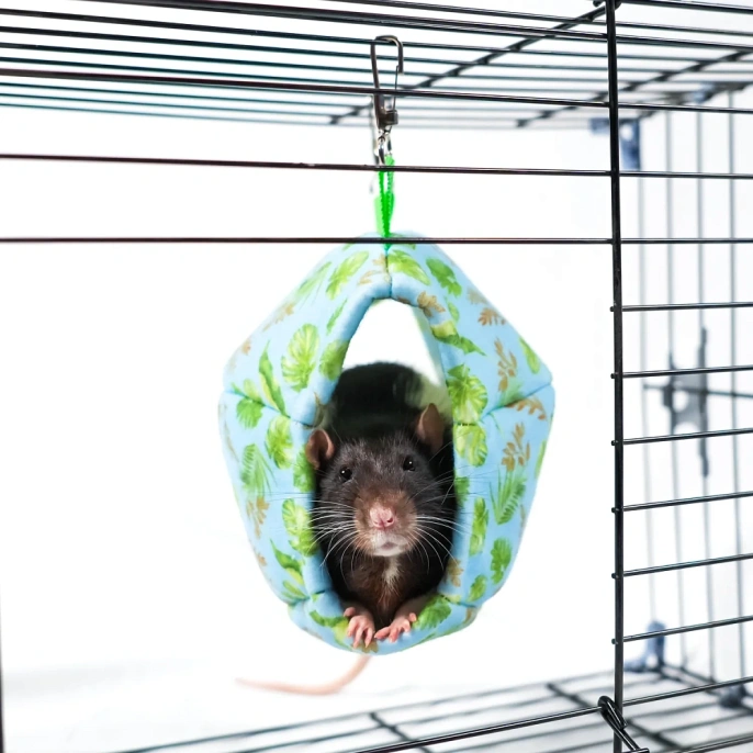 Bambini Pets Гамак подвесной Мяч регби для грызунов и хорьков для грызунов