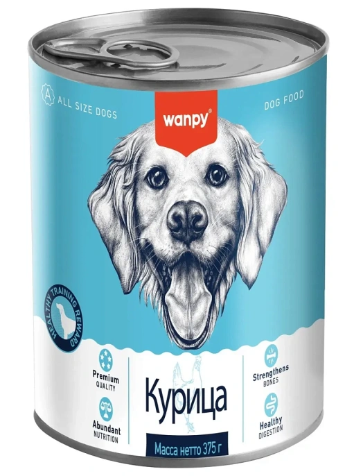 Wanpy Dog Консервы из курицы для собак