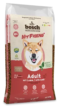 Корм Bosch My Friend+ Adult Dog (Ягненок) для собак, 12 кг