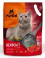 Murkel Наполнитель бентонитовый (Клубника) для кошек
