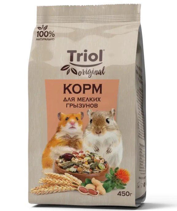 Triol Original Корм для мелких грызунов, 450 г