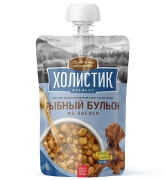 Деревенские лакомства Холистик Рыбный бульон из лосося для собак