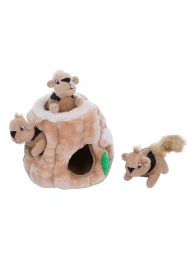 OutwardHound Игрушка-головоломка для собак Hide-A-Squirrel Спрячь белку