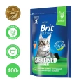Корм Brit Premium Cat Sterilised (Курица) для кошек, 400 г