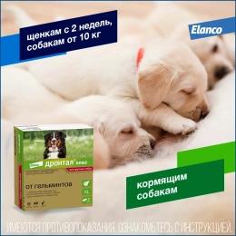 Elanco Дронтал Плюс XL для собак и щенков крупных пород