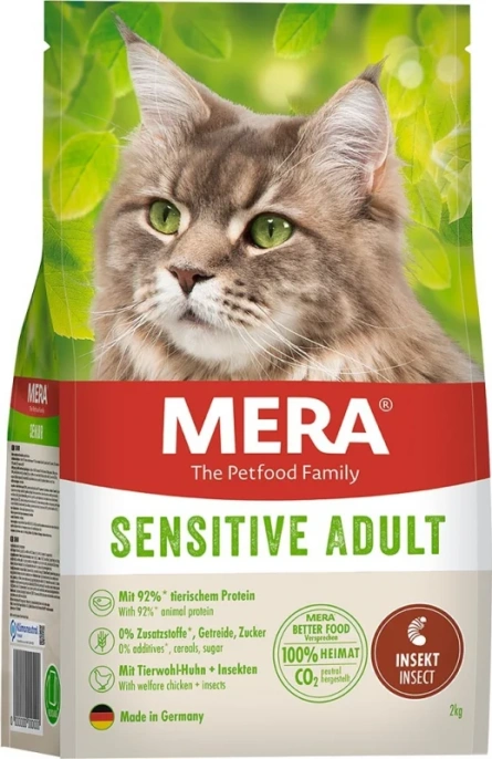 Mera Cats Sensitive Adult (Курица, насекомые), 400 г