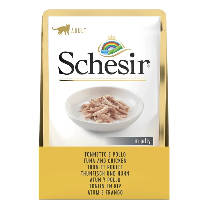 Schesir Пауч Tuna Chicken (Тунец, цыпленок) для кошек