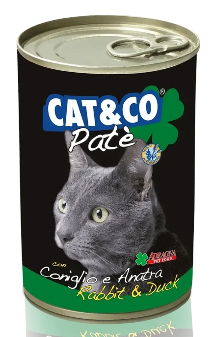 Adragna Cat&Co Паштет из кролика и утки для кошек