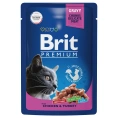 Brit Premium Cat Pouches (Курица, индейка) для кошек