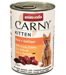 Carny Kitten (с говядиной и домашней птицей) для кошек