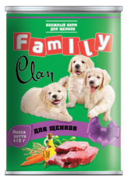 Clan Family Паштет из телятины для щенков