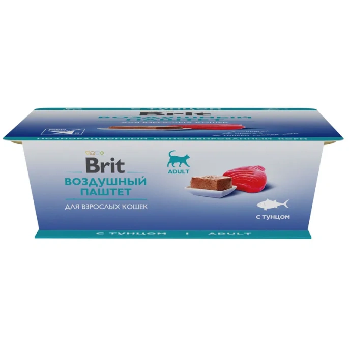 Brit Premium Воздушный паштет для взрослых кошек (Тунец)