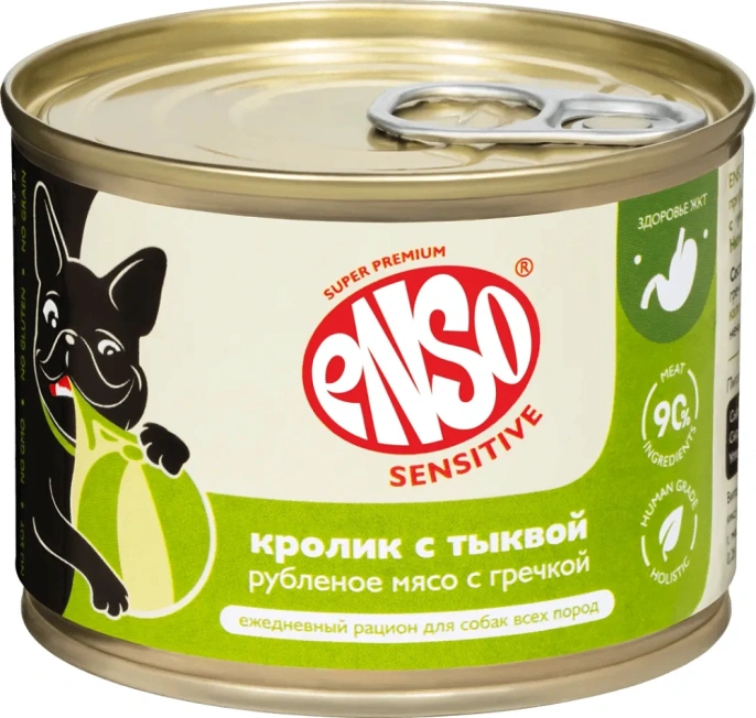 ENSO Sensitive Консервы (Кролик с тыквой) для собак
