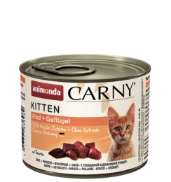 Carny Kitten (с говядиной и домашней птицей) для кошек