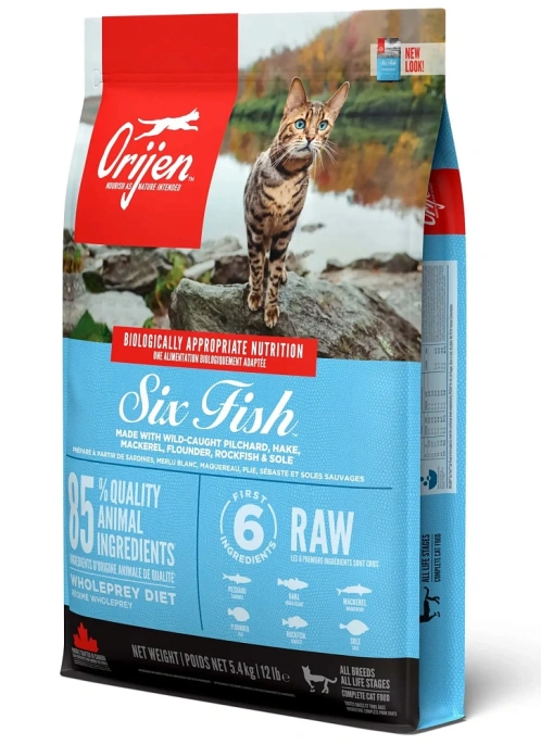 ORIJEN CAT SIX FISH (Рыба), 340 г