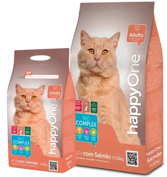 HappyOne Cat Adult (Лосось), 2 кг