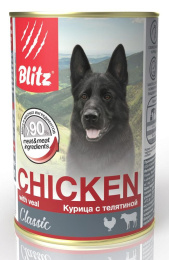 BLITZ Classic Dog (Курица с телятиной) для собак