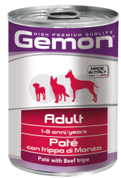 Gemon Консервы Dog Adult Pate Beef Tripe для собак
