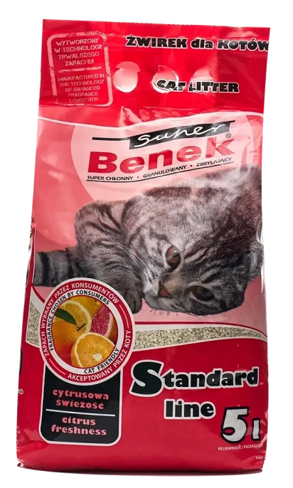 Super Benek - ЦИТРУСОВЫЙ СТАНДАРТ для кошек