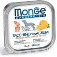 Monge Dog Natural Monoprotein Fruits Паштет из индейки с цитрусовыми для собак
