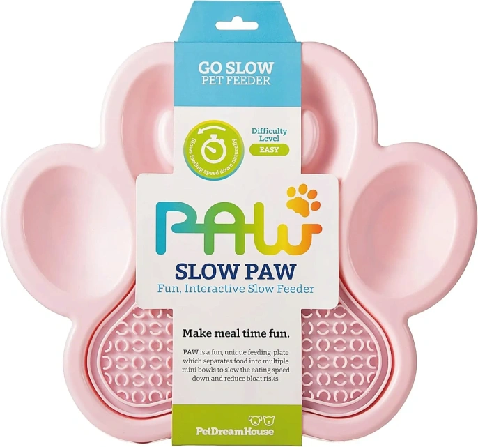 PetDreamHouse Миска для медленного кормления PAW 2в1 для собак