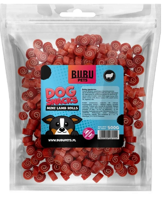 Bubu Pets Мини-роллы с бараниной для собак