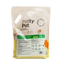 Potty-Pot Наполнитель ТОФУ Супер лайт Молоко для кошек