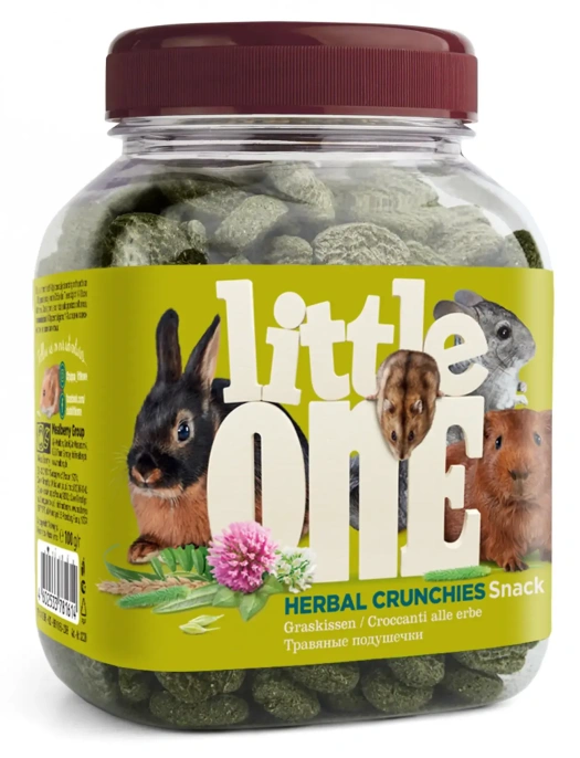 Little One Лакомство "Травяные подушечки" 100 гр. для грызунов