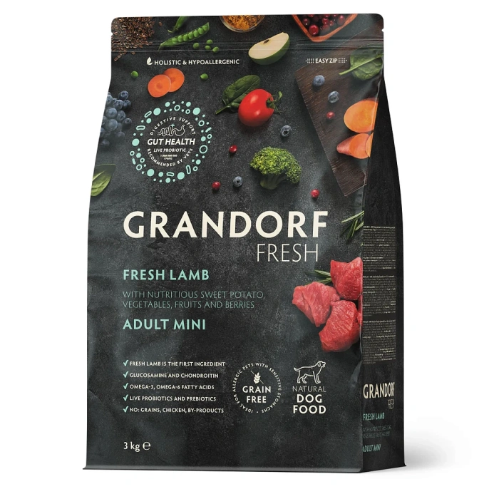 Grandorf Fresh Adult Mini (Ягненок и батат), 1 кг
