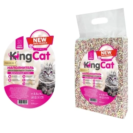 KingCat Наполнитель Жемчужный Тофу (Конфета) для кошек