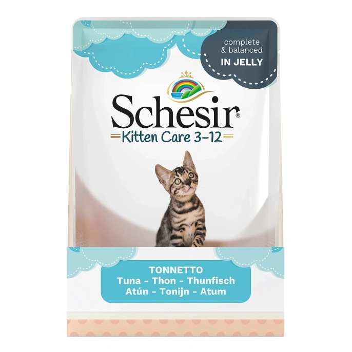 Schesir Kitten Care Tuna (Тунец в желе) для кошек